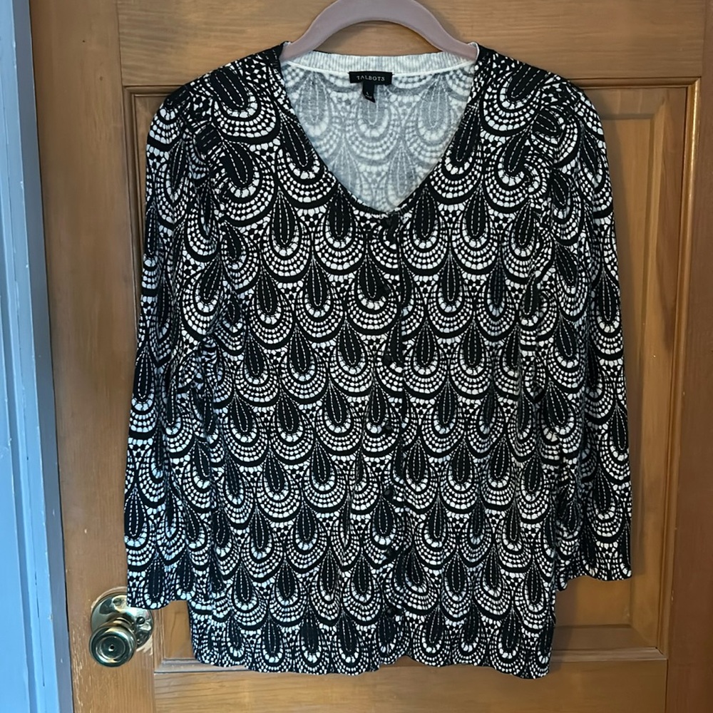 Talbots light cardigan